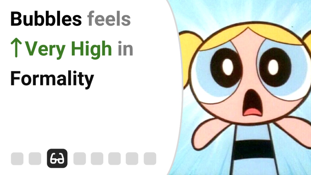 Bubbles makes the big monster go away with her unique bubbly charm 🫧🫧