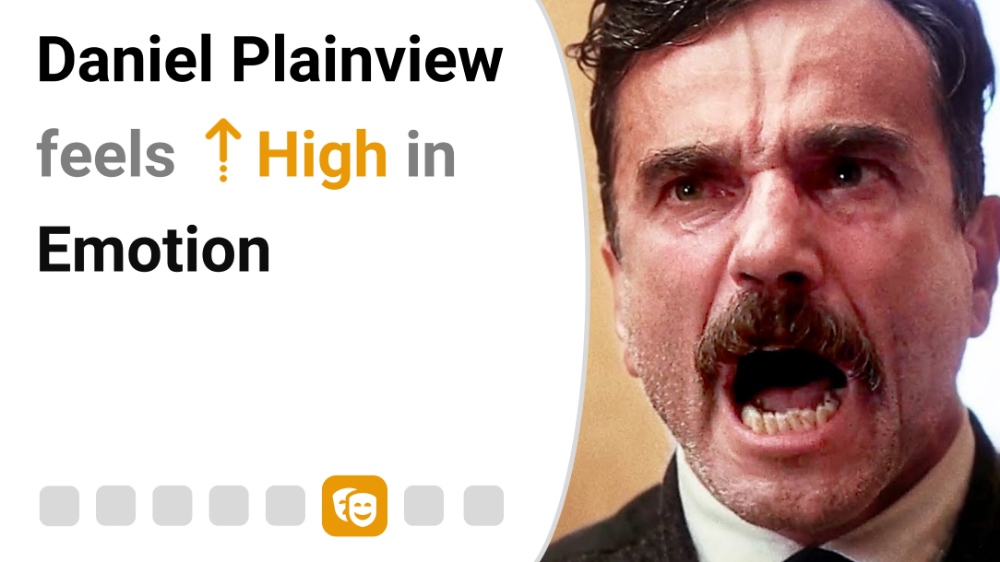 Oil tycoon Daniel Plainview drinks other peoples' milkshakes with his big straw